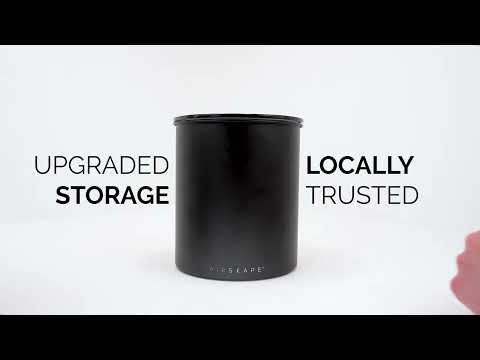Airscape 7" Moyen - 450g - Charbon - Stockage de grains de café