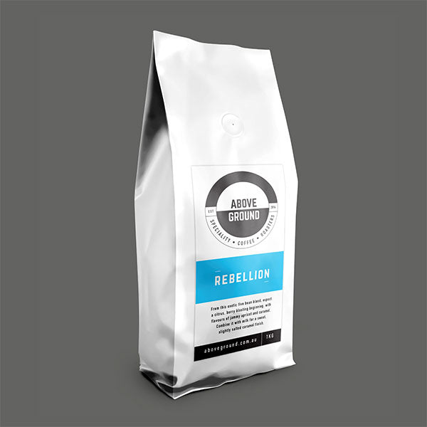 Rebellion Coffee Beans Blend from Above Ground Roasters - 1kg Bag