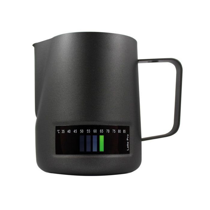Latte Pro Milk Jug - Black - Choose your Size