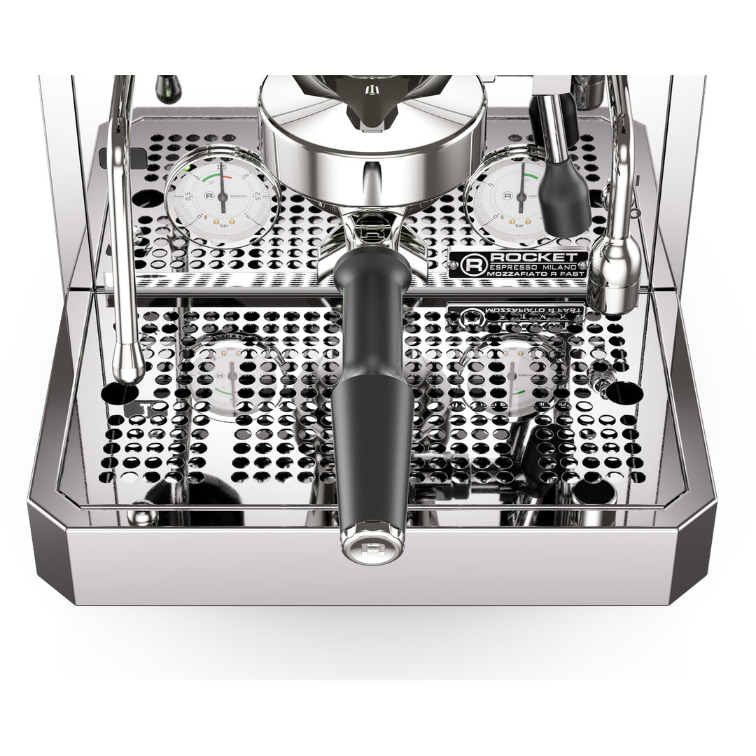 Rocket Mozzafiato Fast R - Stainless - Top-Down Front