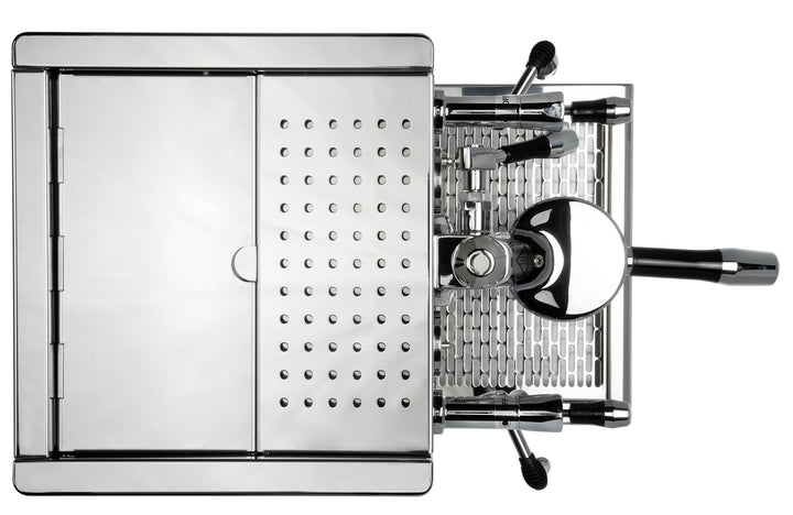 ECM Technika V Profi PID, top view of cup warmer
