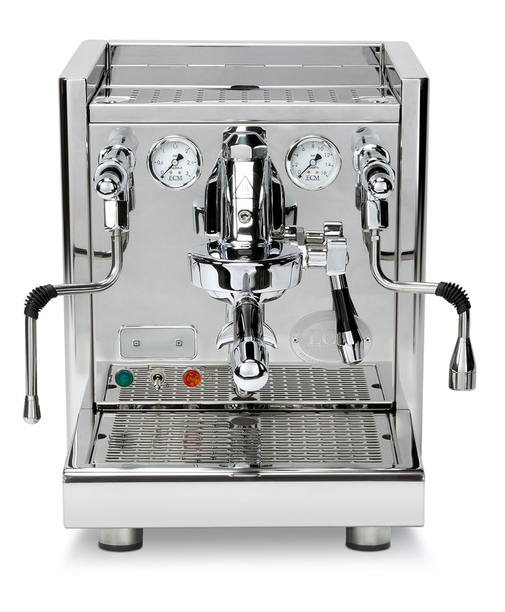 ECM Technika V Profi PID, front view with portafilter