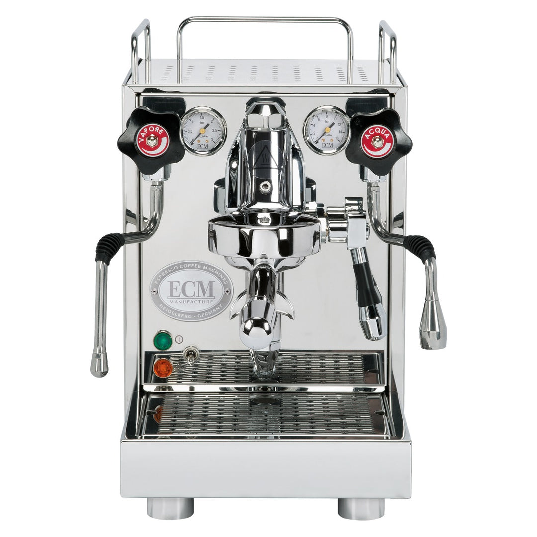 ECM Mechanika Slim VI espresso machine, front view