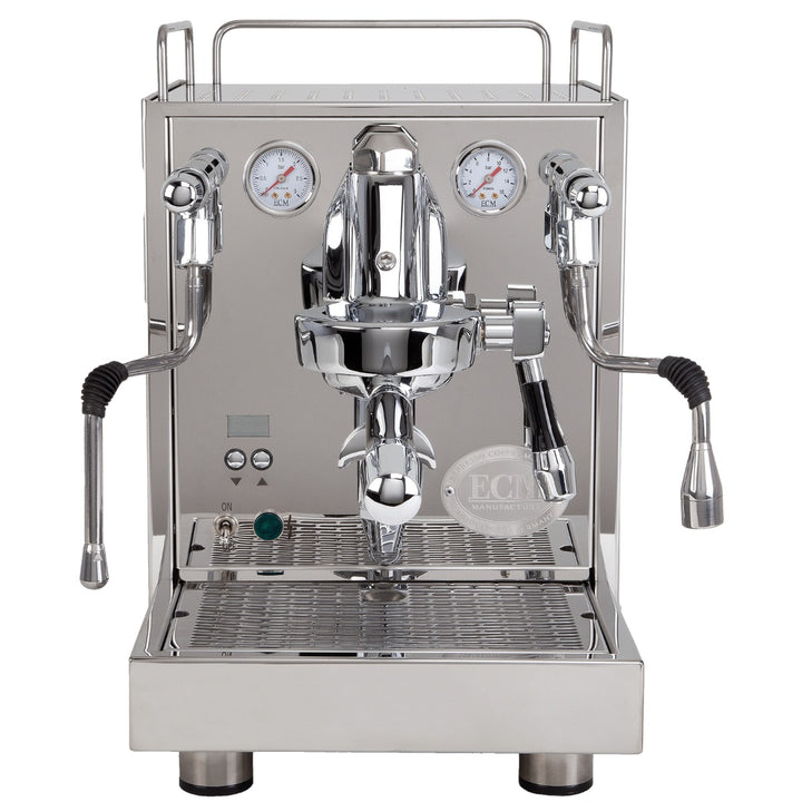ECM Mechanika Max espresso machine, front view