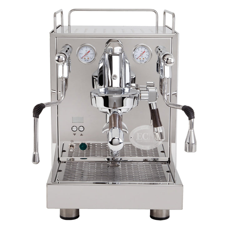 ECM Mechanika Max, front view with portafilter