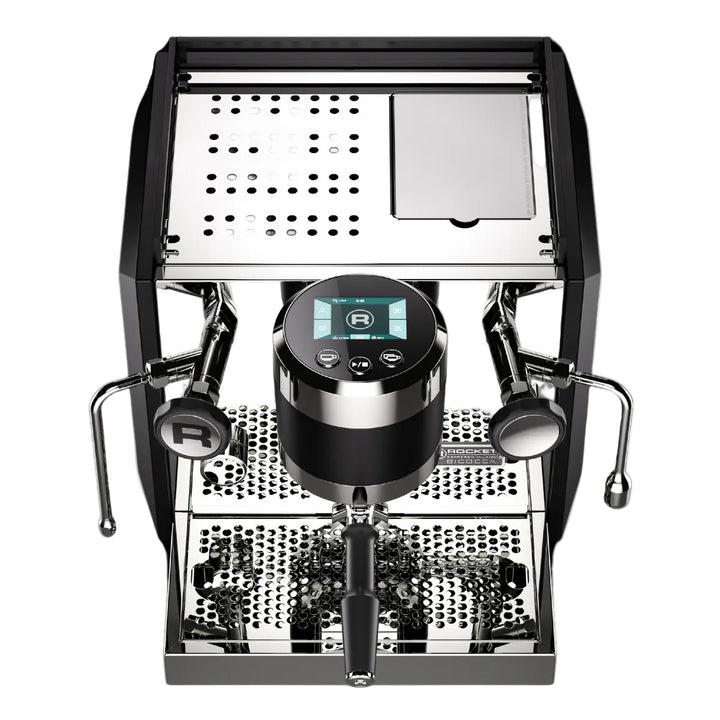 Rocket Bicocca, black, front view with display