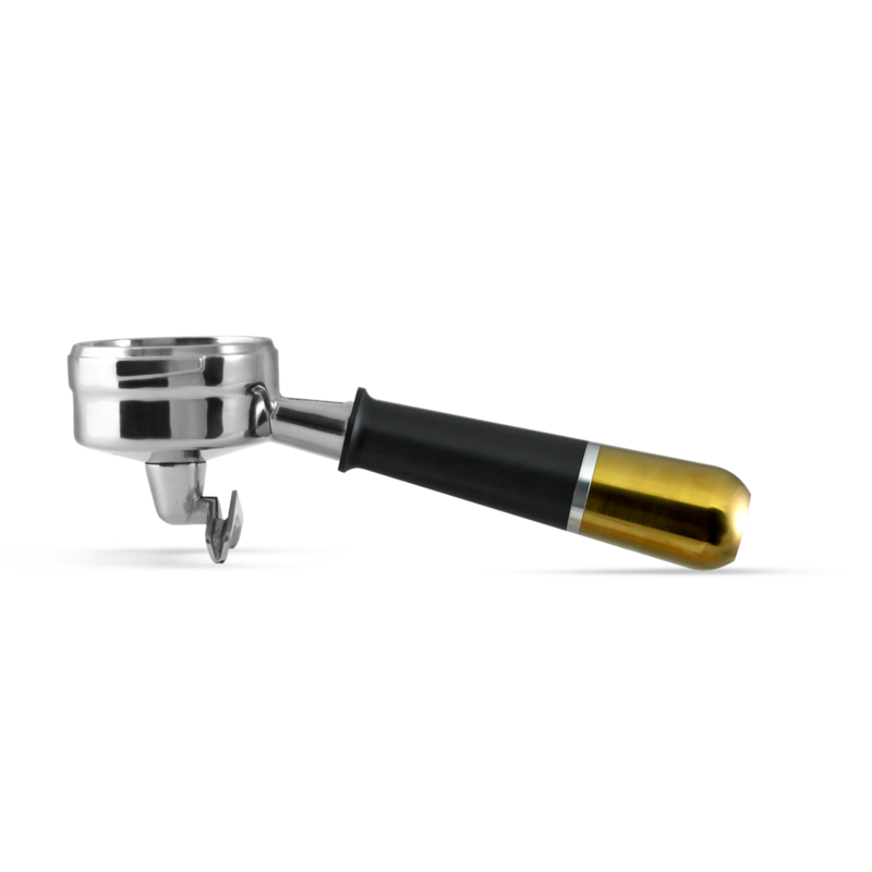 Pesado 58mm E61/LM Pesado Double Spout Portafilter - Black and Gold Portafilter Handles coffee machine
