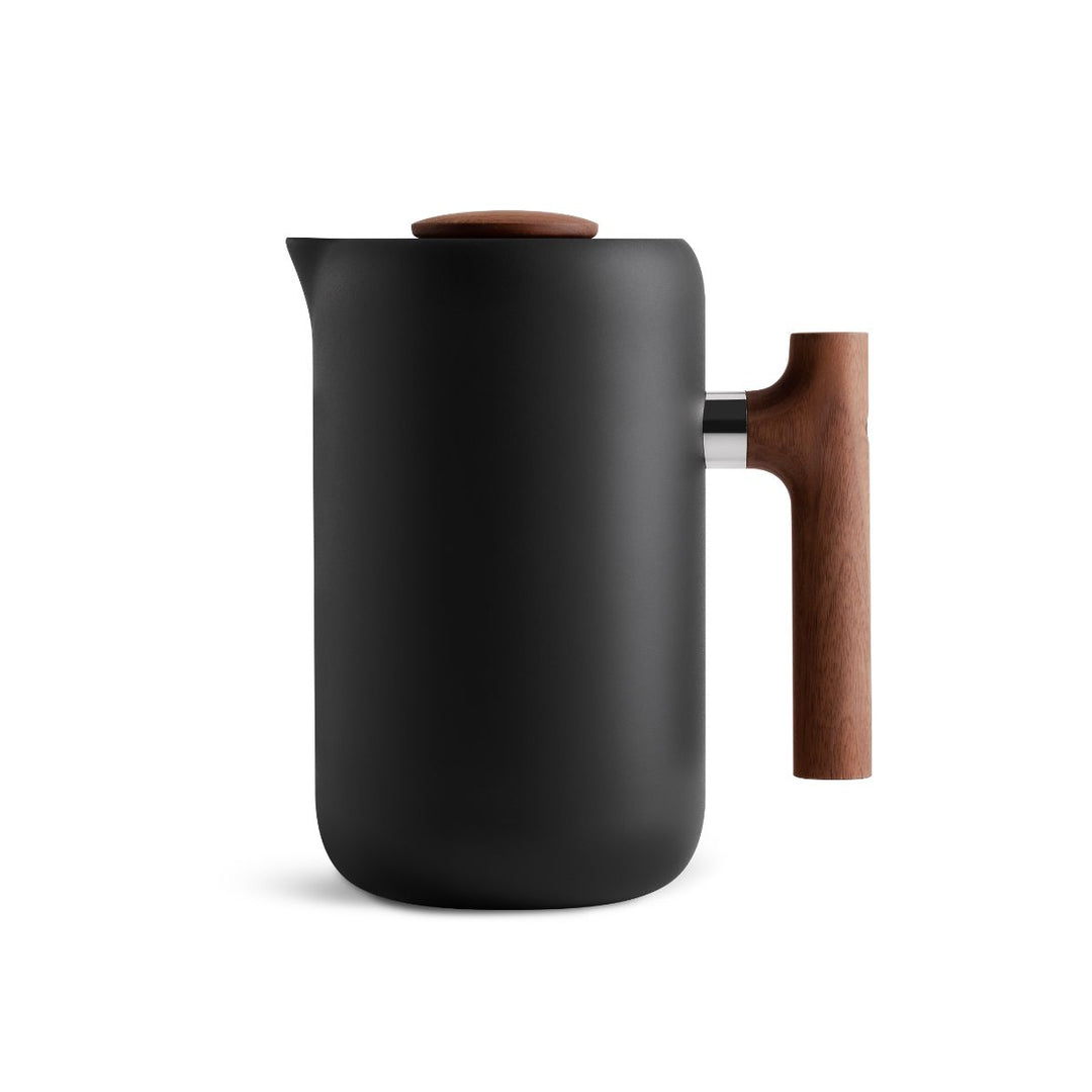 Fellow Clara Press, 24oz - Matte Black and Walnut