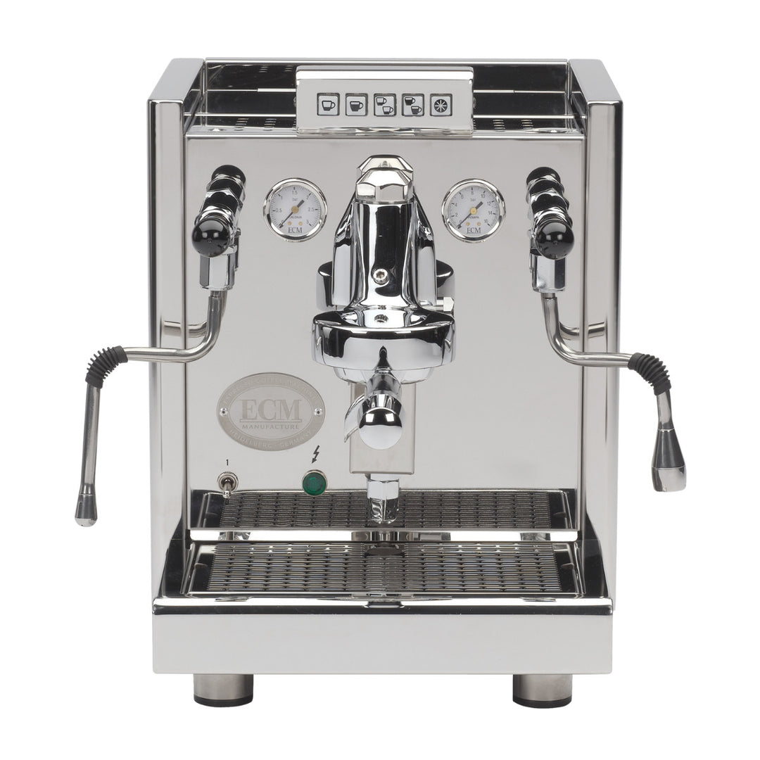 ECM Elektronika II Profi Rotary espresso machine, front view