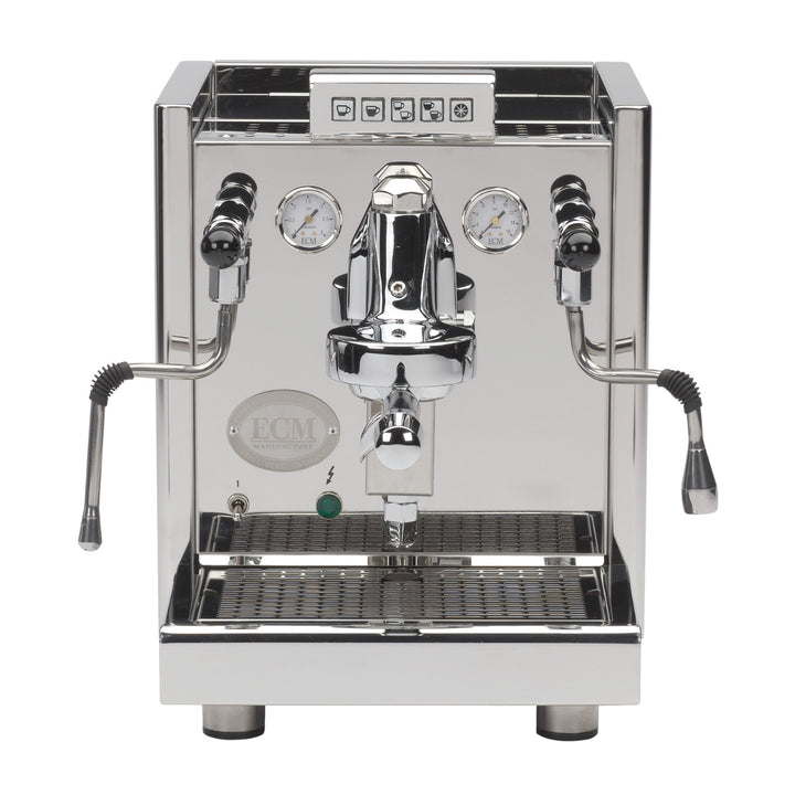 ECM Elektronika II Profi Rotary espresso machine, front view