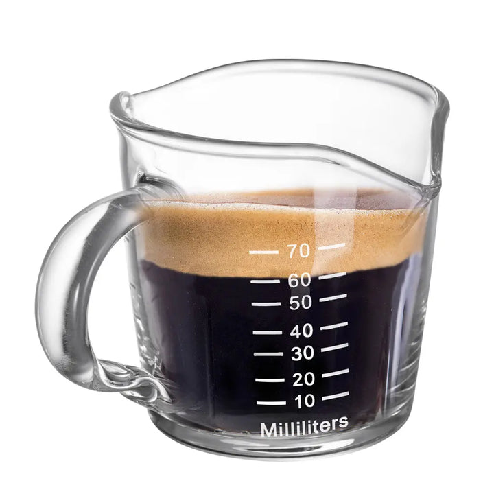 Rhino Coffee Gear Double Spout Espresso Measure Glass