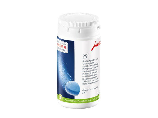 25 Jura 3-Phase coffee cleaning tablets